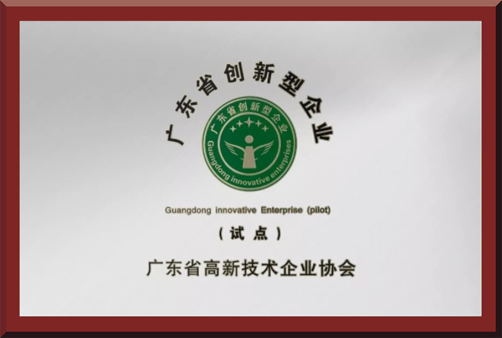 06、廣東省創新型試點企業證書